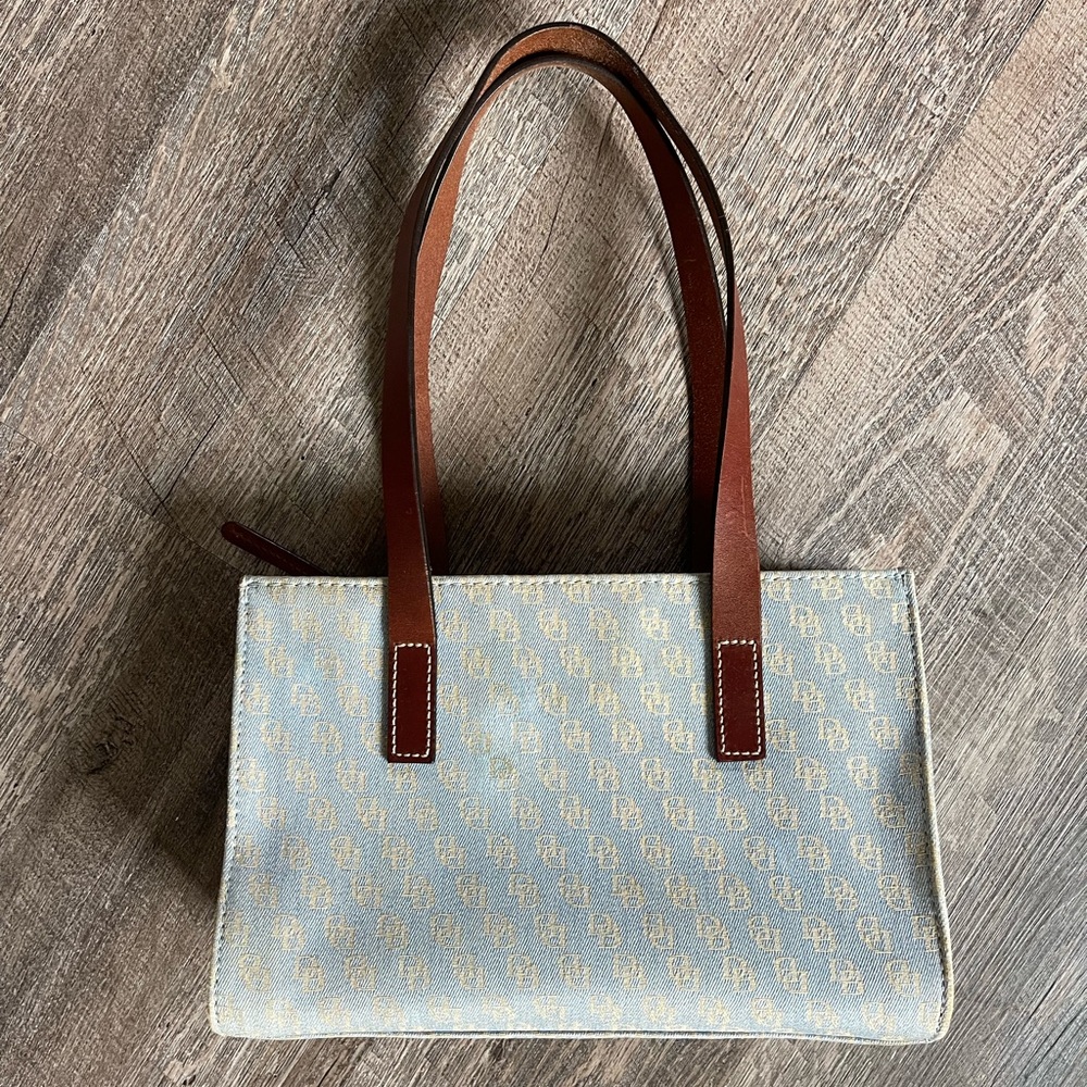 Dooney & Bourke Vintage signature jaquard logo print purse - Picture 7 of 16